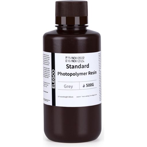 Elegoo Standard Resin Grey - 500 grammi
