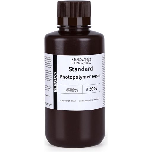 Elegoo Standard Resin White - 500 grammi