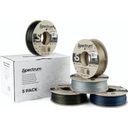 Spectrum PLA Glitter - Zestaw 5 filamentów