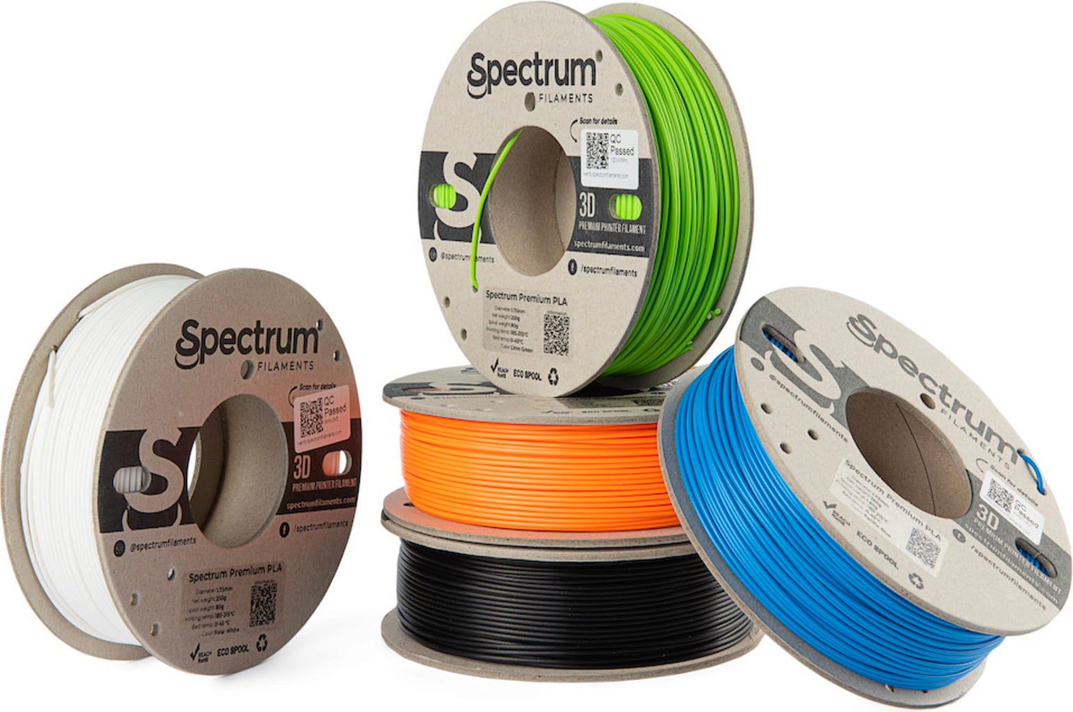 Spectrum Set of 5 PLA Premium