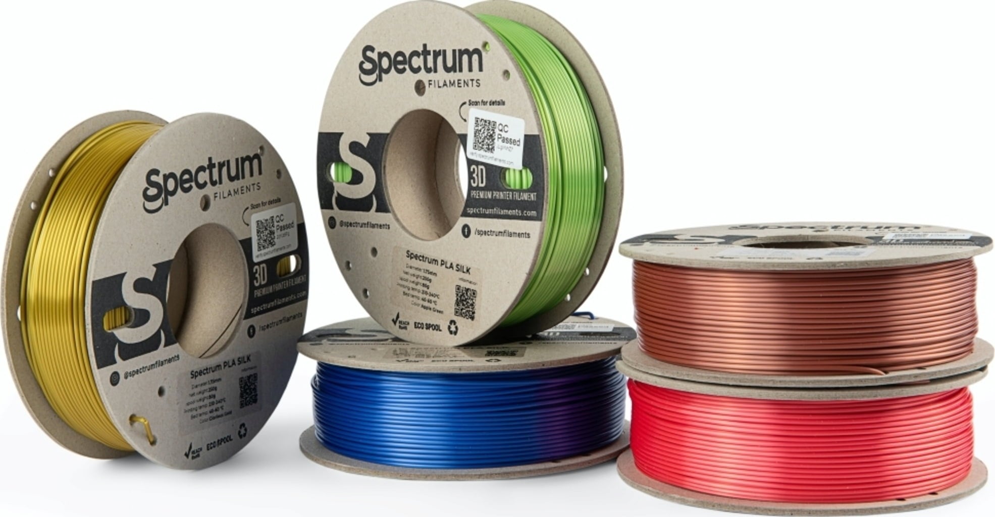 Spectrum Set of 5 PLA SILK