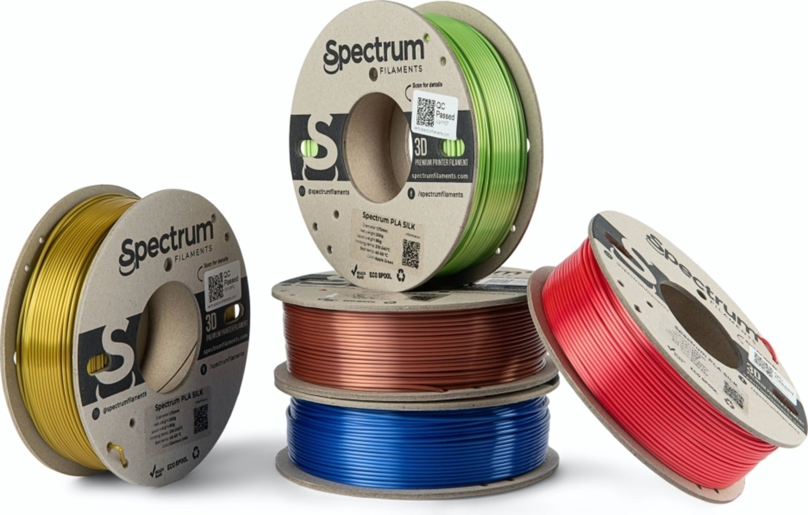 Spectrum Set of 5 PLA SILK