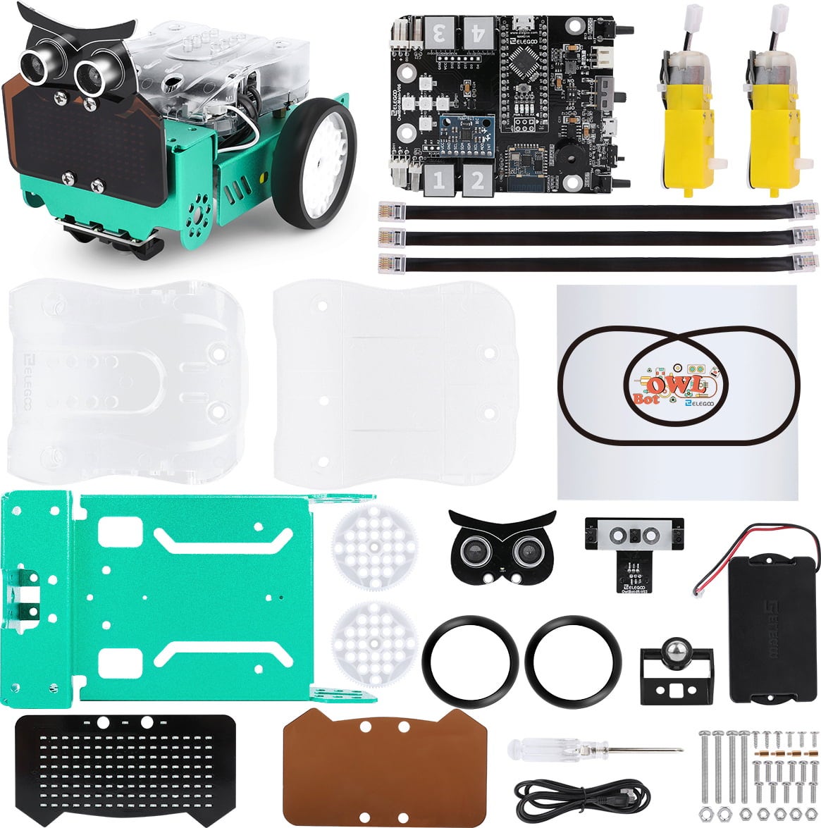 Elegoo Owl Smart Robot Car Kit V1.0 - 1 Set