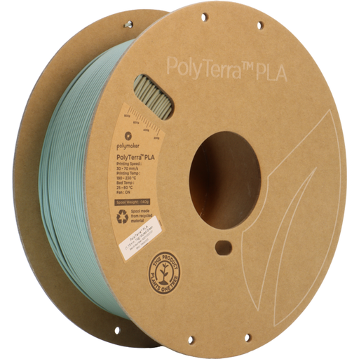 Polymaker PolyTerra PLA Muted Green - 1,75 mm / 1000 g