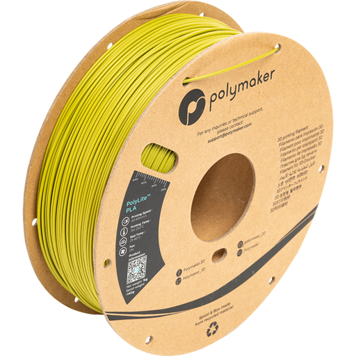 Polymaker PolyLite PLA Olive Green - 1,75 mm / 1000 g