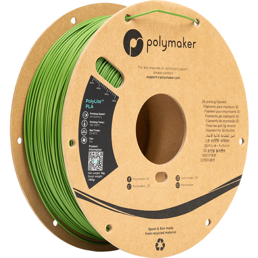 Polymaker PolyLite PLA Jungle Green - 1,75 mm / 1000 g