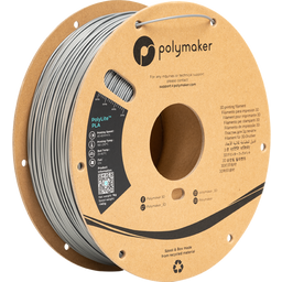 Polymaker PolyLite PLA Teräksen harmaa - 1,75 mm / 1000 g