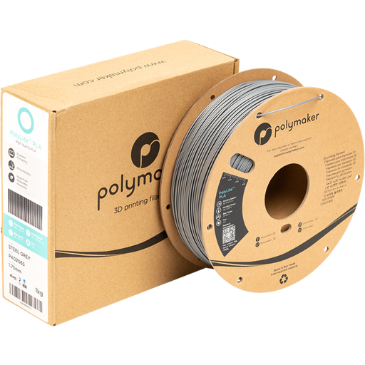 Polymaker PolyLite PLA Steel Grey - 1.75 mm / 1000 g