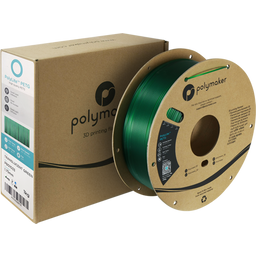 Polymaker PolyLite PETG läpikuultava vihreä - 1,75 mm / 1000 g