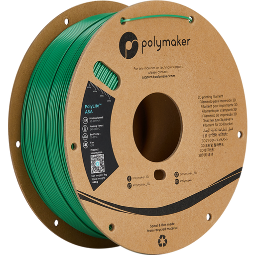 Polymaker PolyLite ASA Green - 1.75 mm / 1000 g