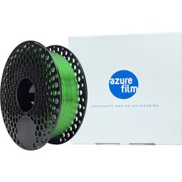 AzureFilm PETG transparenty zielony - 1,75 mm / 1000 g