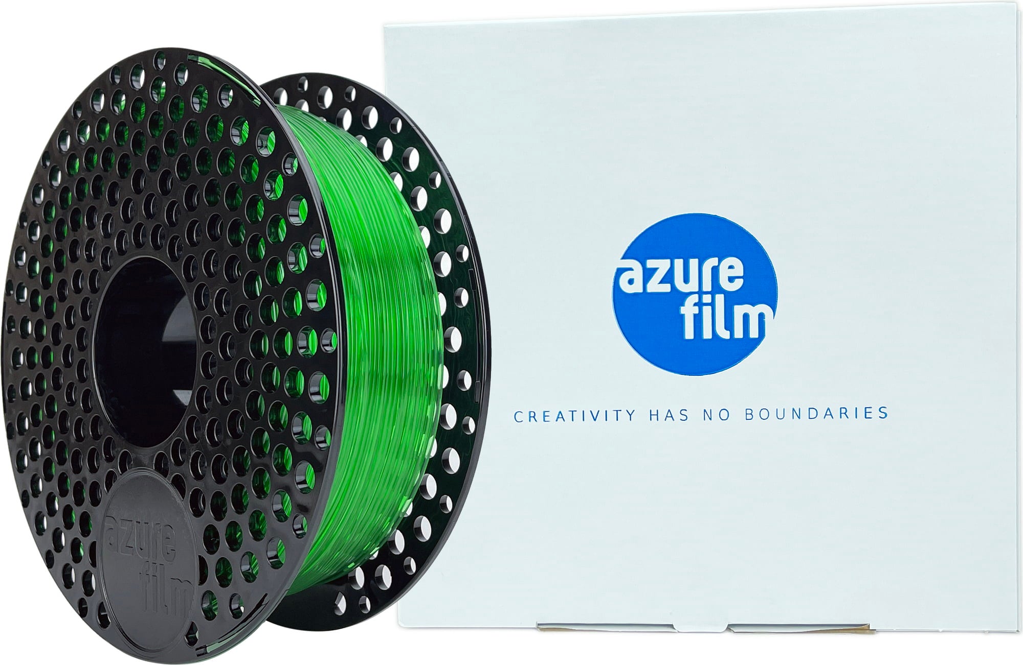 AzureFilm PETG Green Transparent - 1.75mm / 1000g