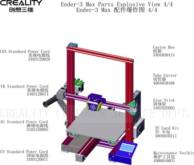 Repuestos para Creality Ender 3 Max