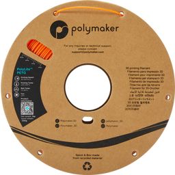 Polymaker PolyLite PETG Laranja - 1,75 mm