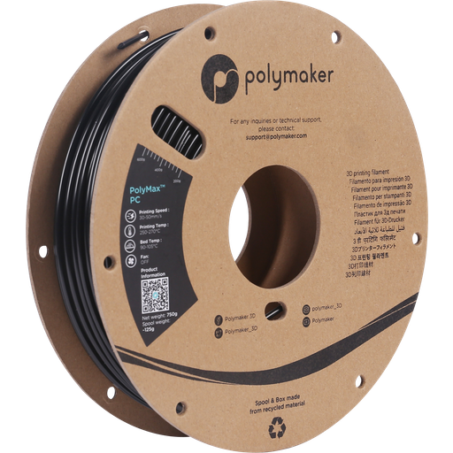 Polymaker Polymax PC Schwarz - 2,85 mm / 750 g