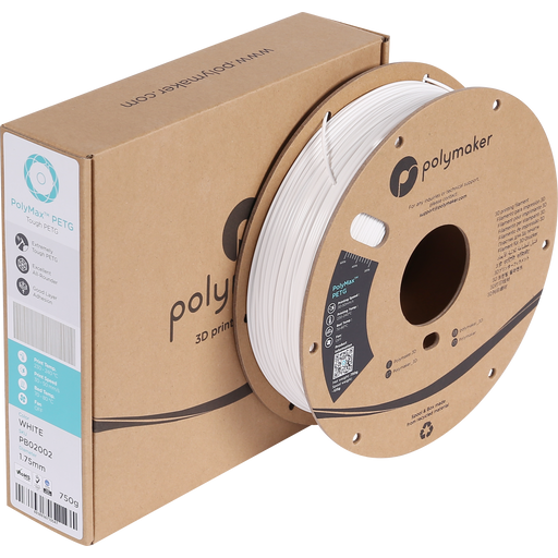 Polymaker PolyMax PETG Blanco - 1,75 mm