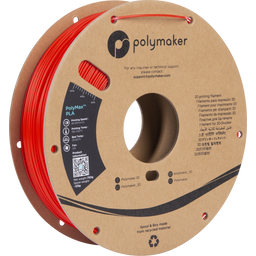 Polymaker Filamento PolyMax PLA Rojo