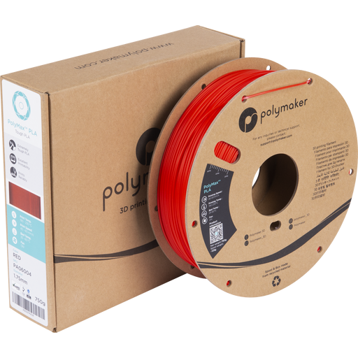 Polymaker PolyMax PLA czerwony - 1,75 mm