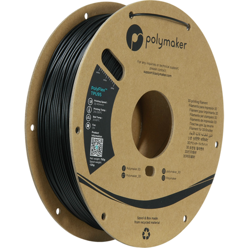 Polymaker PolyFlex TPU95 Black - 1.75mm