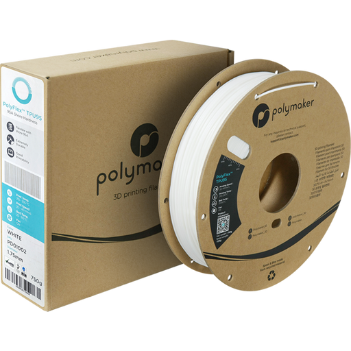 Polymaker PolyFlex TPU95 Blanco - 1,75 mm