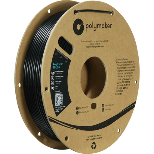 Polymaker PolyFlex TPU95 Schwarz - 2,85 mm