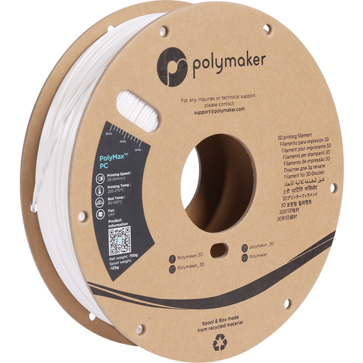 Polymaker Polymax PC valkoinen - 1,75 mm / 750 g