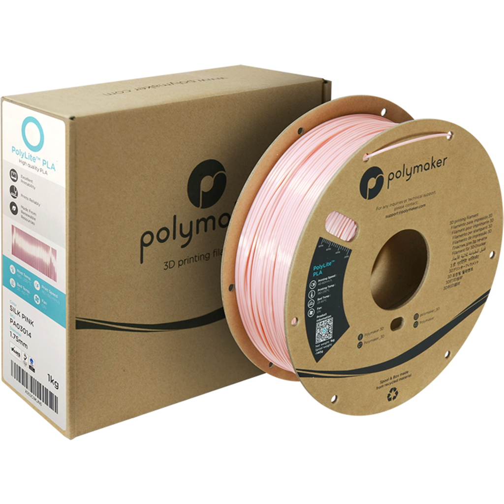 Polymaker PolyLite Silk PLA Pink - 3DJake Polska