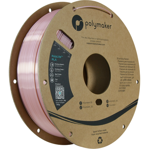 Polymaker PolyLite Silk PLA Rose Gold - 1,75 mm / 1000 g