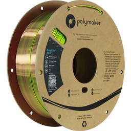 PolyLite Dual Silk PLA Aubergine Lime-Magenta - 1,75 mm / 1000 g