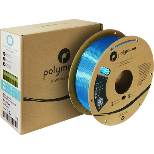PolyLite Dual Silk PLA Chameleon Yellow-Blue - 1.75 mm / 1000 g