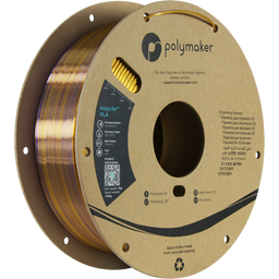 PolyLite Dual Silk PLA Sovereign Gold-Purple
