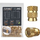 ruthex Threaded Inserts M5 (50 pieces)