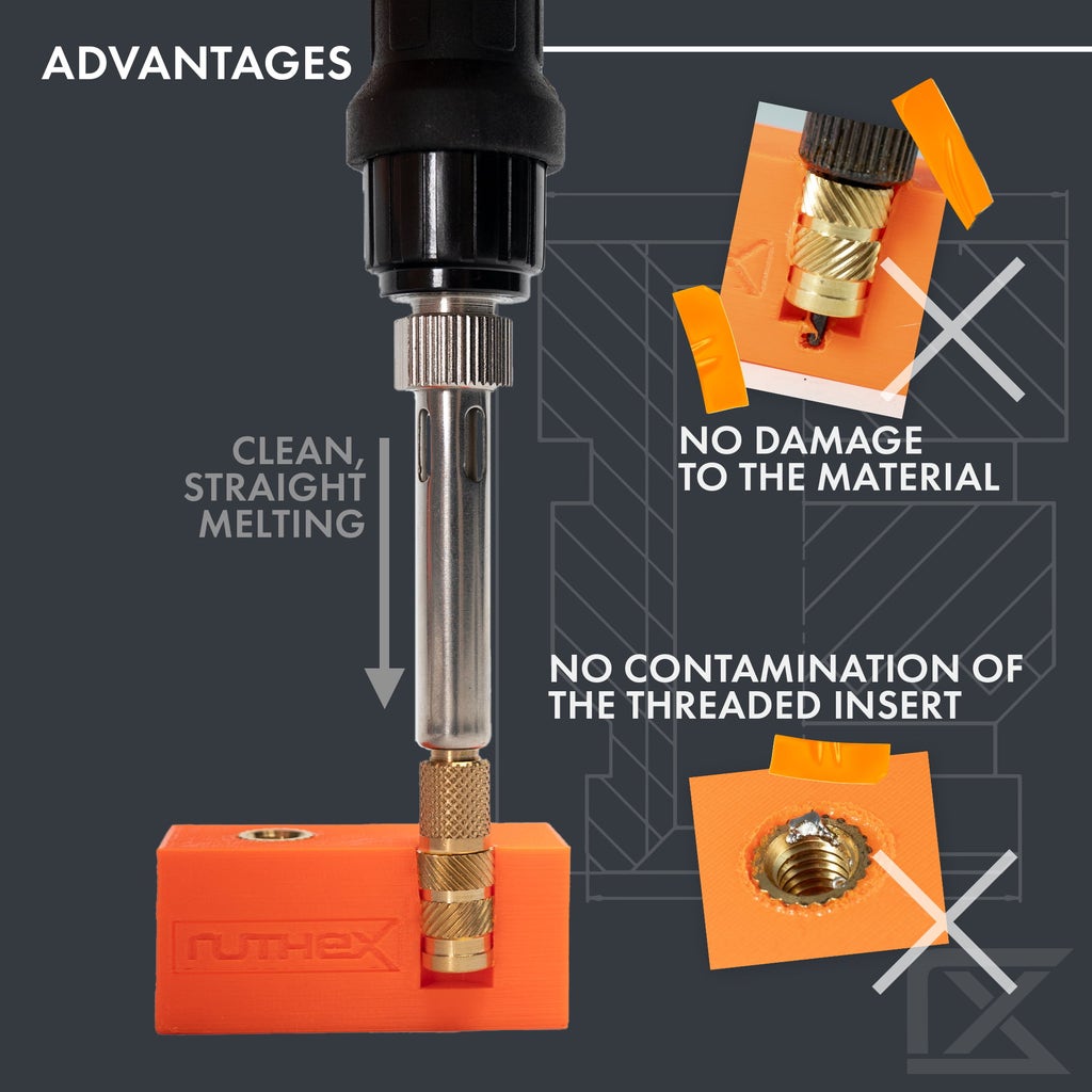 ruthex Soldering Tips / Melting Aid Set, 1 set 3DJake UK