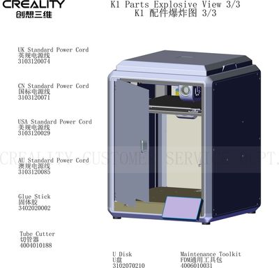 Ersatzteile für Creality K1