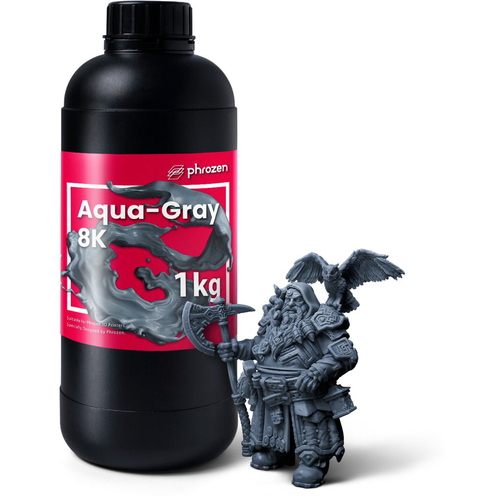 Phrozen 　Aqua-Gray 8K レジン 1kg　３個セット Amazon.com: phrozen Aqua-Gray 8K 3D Printing Resin, Designed