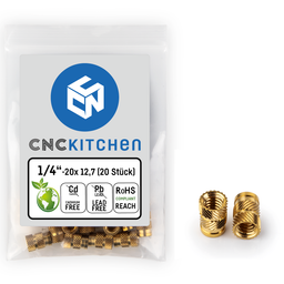 CNC Kitchen Threaded Inserts 1/4"-20