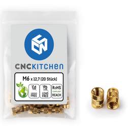 CNC Kitchen M6 Standard menetbetét - M6x12,7