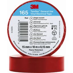 3M Isolierband Rot - 15 mm x 10 m