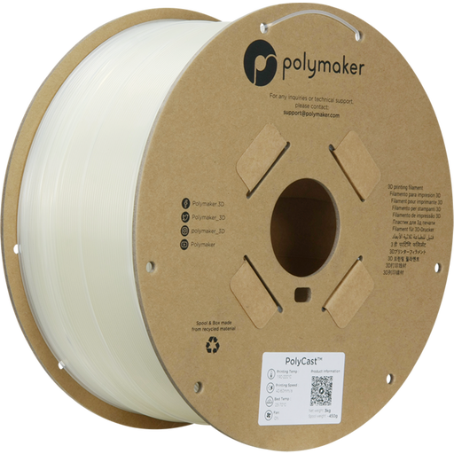 Polymaker PolyCast Natural - 1.75 mm / 3000 g