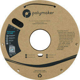 Polymaker PC-ABS Черно - 1,75 mm