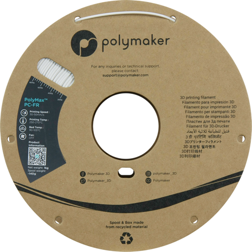 Polymaker PolyMax PC-FR White - 1,75 mm