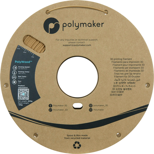 Polymaker PolyWood - 1,75 mm / 600 g