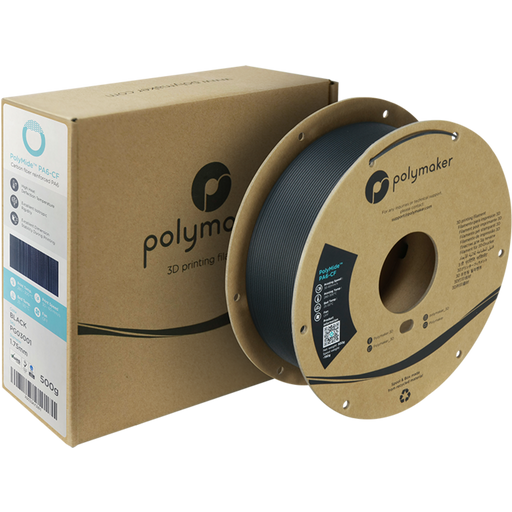 Polymaker PolyMide PA6-CF Schwarz - 1,75 mm / 500 g