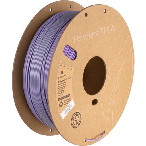 Polymaker PolyTerra PLA Dual Foggy Purple Grey-Purple - 3DJake