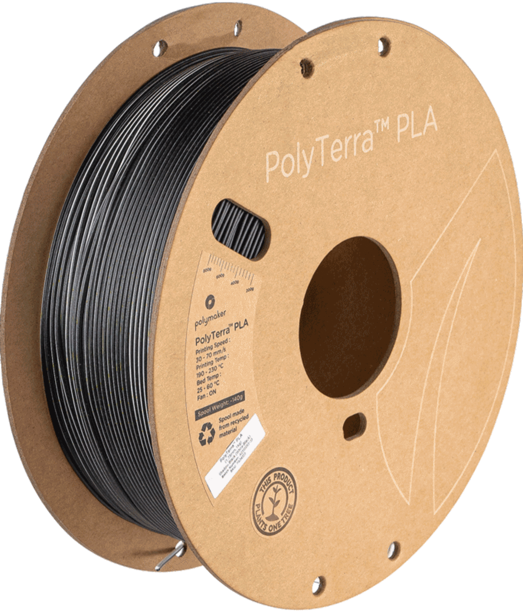 PolyTerra PLA Dual Shadow Black White-Black - 1,75 mm / 1000 g