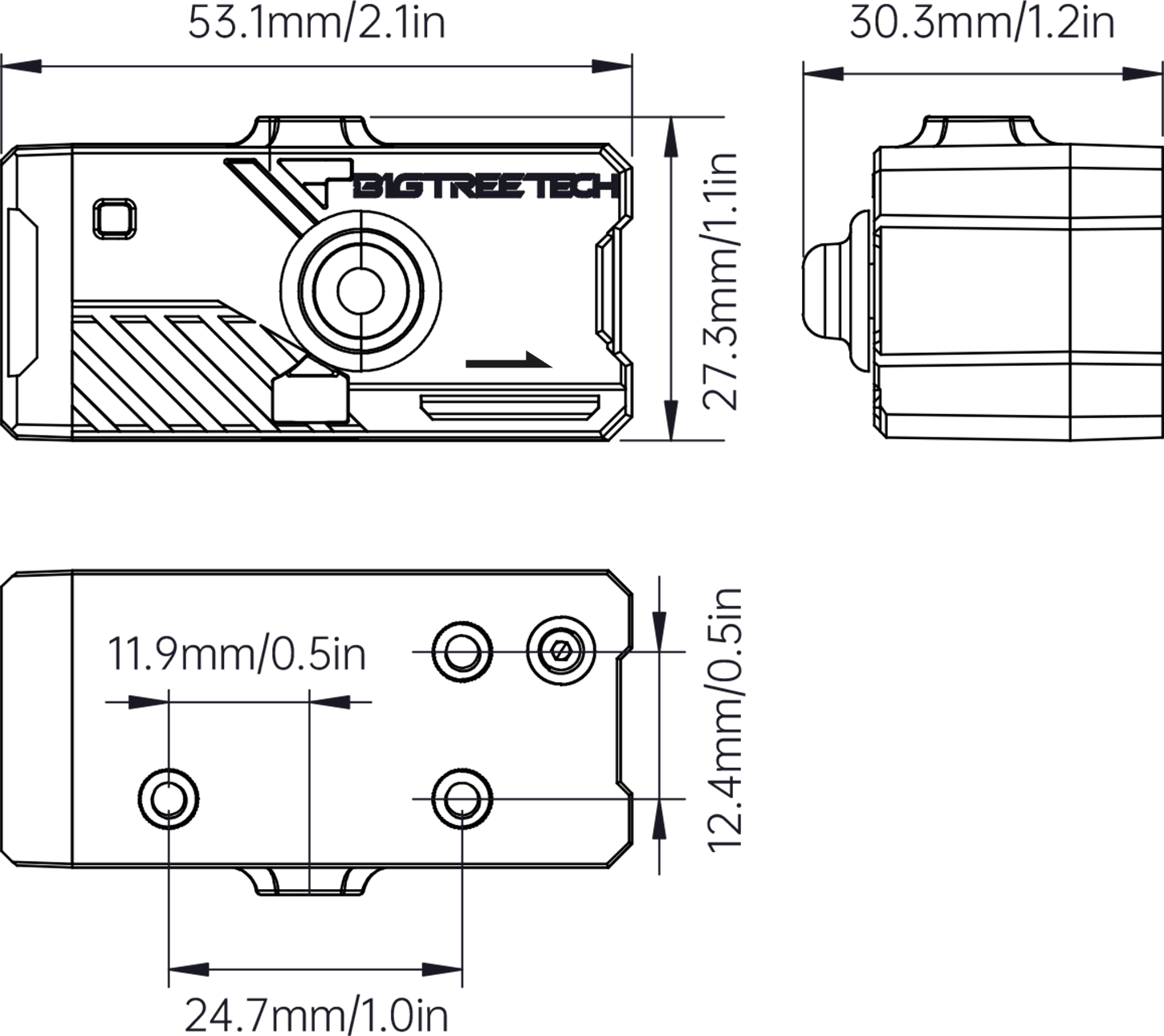 BIGTREETECH Smart Filament Sensor V2.0 - 1 pc