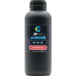 3DJAKE ecoResin Rouge Transparent - 1.000 g