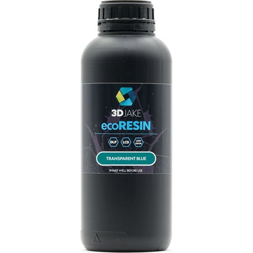3DJAKE ecoResin Transparant Blauw - 1.000 g