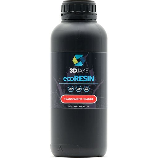 3DJAKE ecoResin Transparant Oranje - 1.000 g