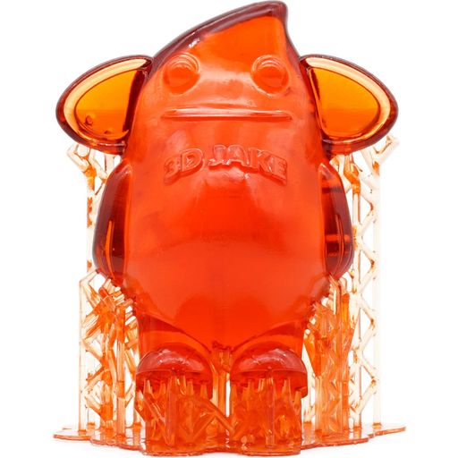 3DJAKE ecoResin läpinäkyvä oranssi - 1.000 g